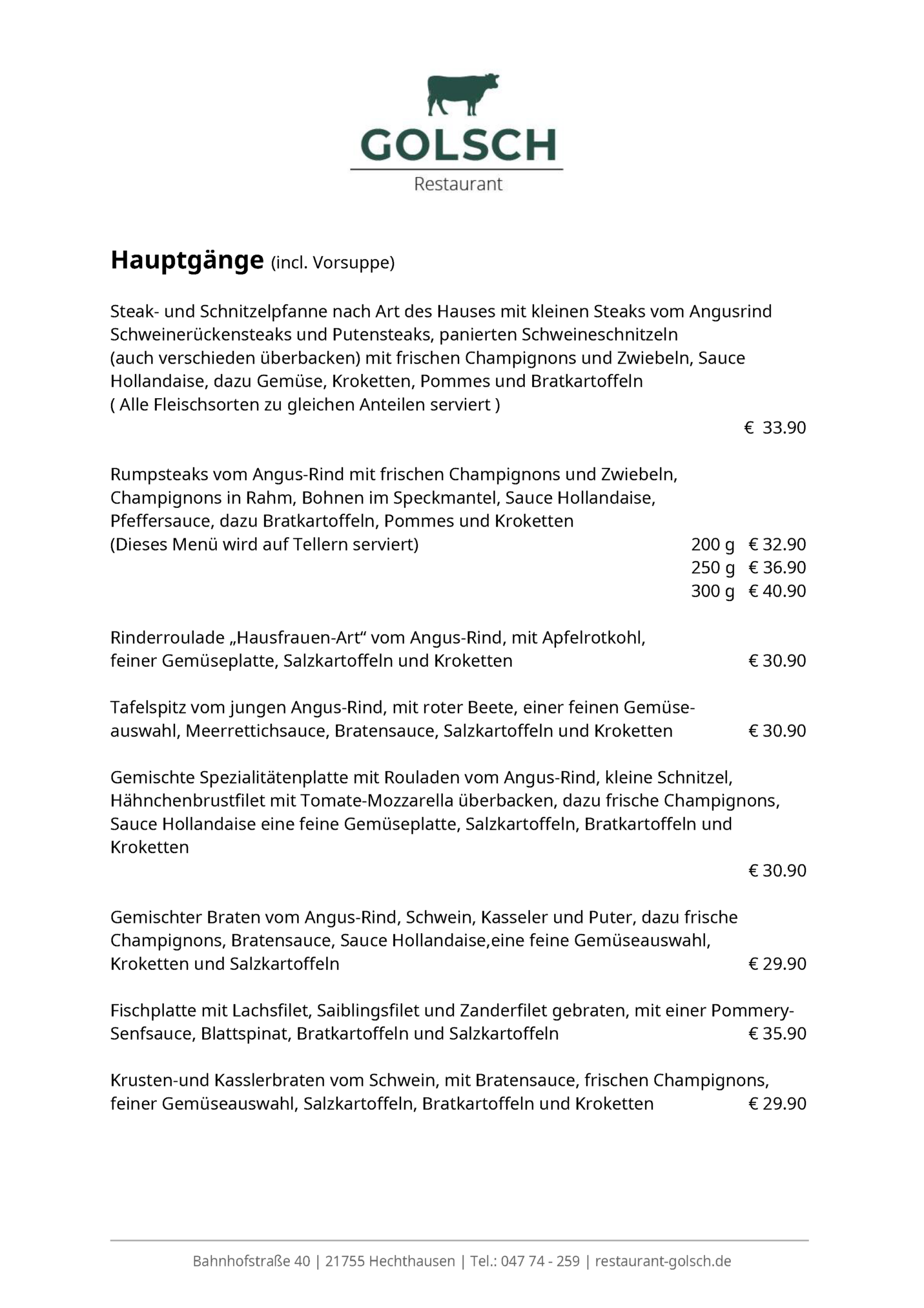 festl.Menuevorschlaege_Gruppen 2026_Seite_2 Golsch - festl. Menüvorschläge für Gruppen - Januar 2026