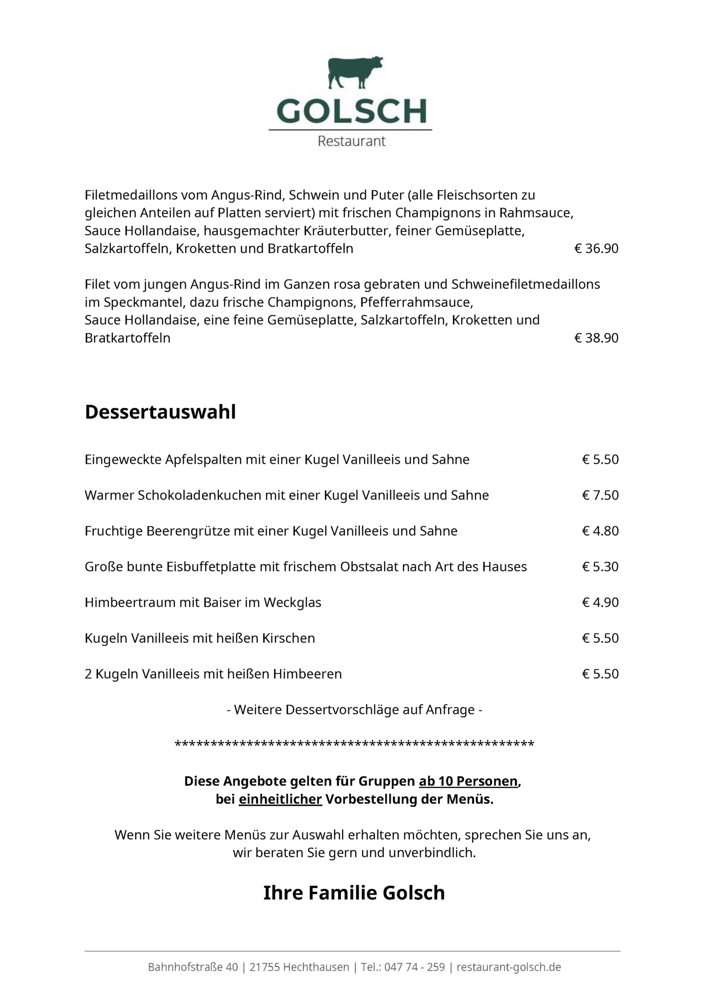 festl.Menuevorschlaege_Gruppen 2026_Seite_3 Golsch - festl. Menüvorschläge für Gruppen - Januar 2026